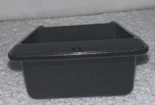Tupperware BLACK FLAT Canister Scoop Dry Food PET FLOUR SUGAR CONSULTANT GADGET - Picture 5 of 11