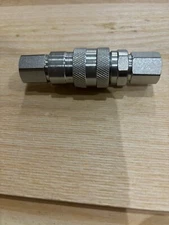 Mini Excavator 1/4" Flat Face Couplers With M14 Adapters
