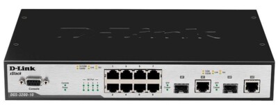 D-Link Xstack DGS-3200 10-Port Gigabit L2 Managed Switch DGS-3200-10 inkl MwSt A6