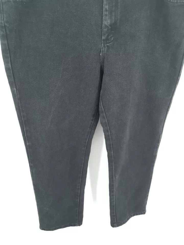 Pantalones de mezclilla Lee Riders vintage para mujer 18 P mamá negros tiro alto Foto 4 de 4
