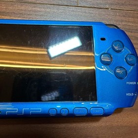 [ Excellent + ] Sony PSP 3000 Vibrant Blue Tested Game Console w/ Battery #34