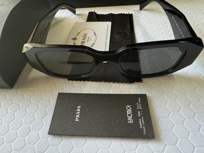 Prada PR17WS 1AB5S049 Women's Sunglasses 49 mm Black / Dark Grey
