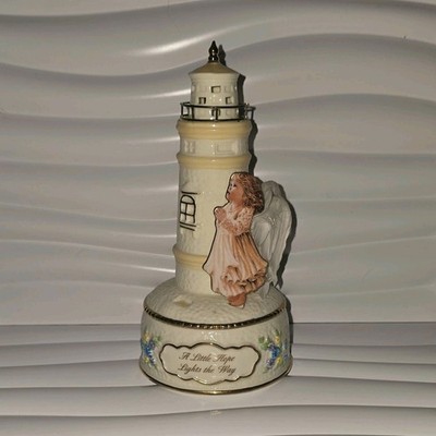 Ardleigh Elliott Lighthouse Angel Music Box A Little Hope Lights the Way