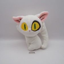 D0409B White Cat Suzume no Tojimari Daijin SEGA Plush 6" Toy Doll Stuffed Japan