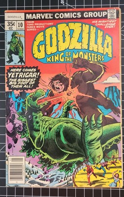 Godzilla King of Monsters #10 Newsstand Marvel 1978  Biggest BigFoot  bx3