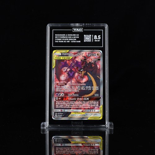 Naganadel & Guzzlord-GX graded TAG 8.5 for sale on eBay