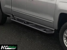 APS Black Steel SR1 Off-road Board Fit 07-18 Silverado Sierra Doub