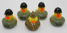 Rubber Ducks Jeep Lovers Lot of 5 Military Veteran Themed JEEP DUCKING.