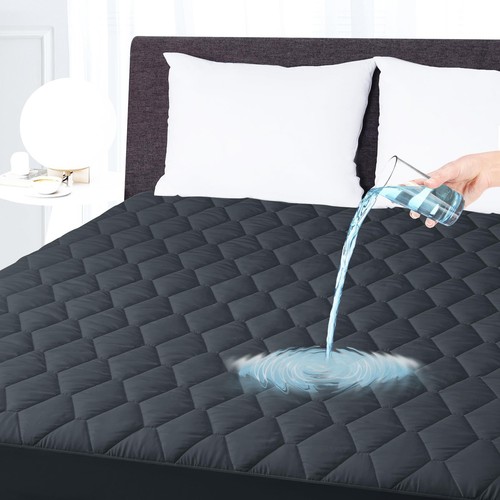 Full Waterproof Mattress Protector, Breathable Noiseless Mattress Cover, Deep...