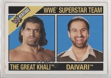 2006 Topps Heritage II WWE Superstar Team Tin Cards The Great Khali Daivari 08pg