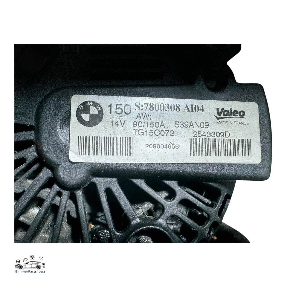 BMW 3 Series E90 E91 E92 E93 335d M57N2 150a Alternator Generator 7800308 - Image 4 of 4