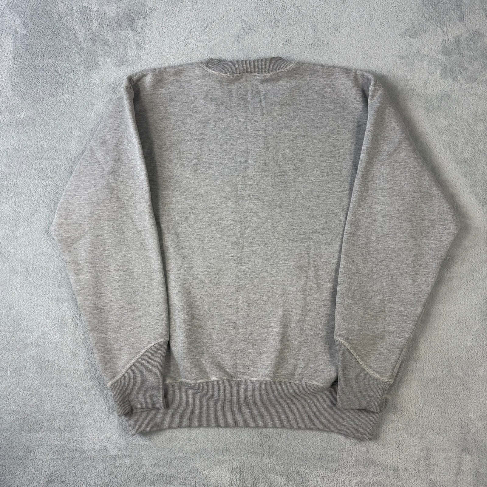 VTG Mambo 2000's Y2K Grey Surf Skull Devil Heavyweight Oversized Sz S Sweatshirt image 9