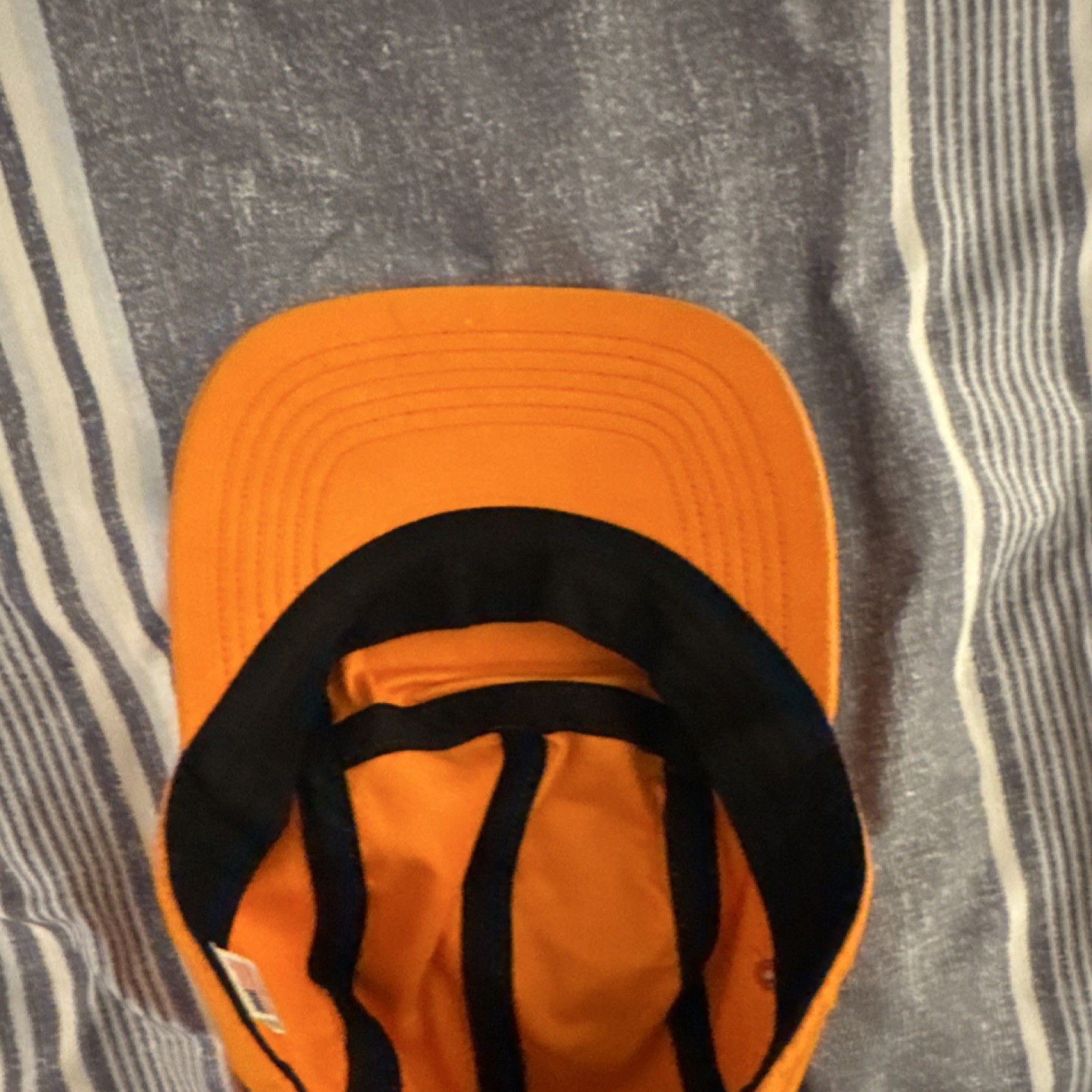 Supreme Orange 5 Panel Adjustable Streetwear Hat … - image 5
