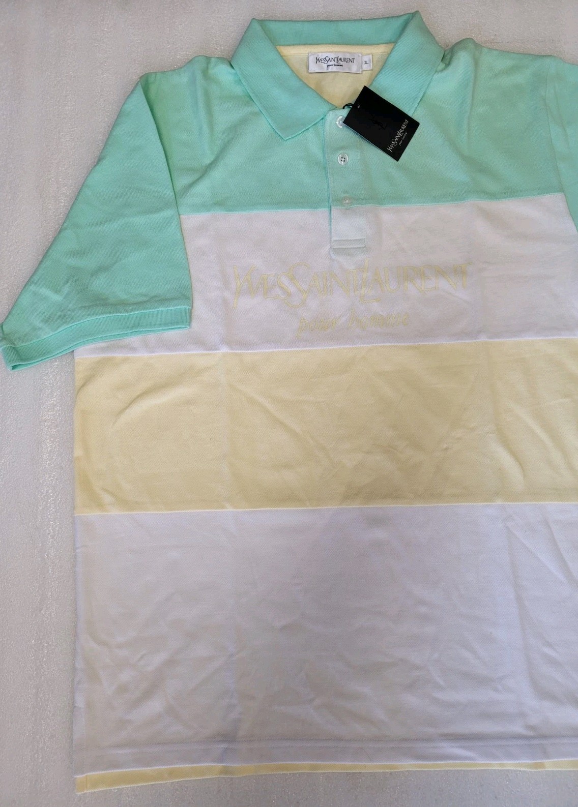 Polo uomo vintage Yves Saint Laurent UK XL (295)