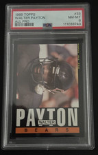 1985 Topps Football #33 Walter Payton PSA 8 NM-MINT Chicago Bears HOF All-Pro
