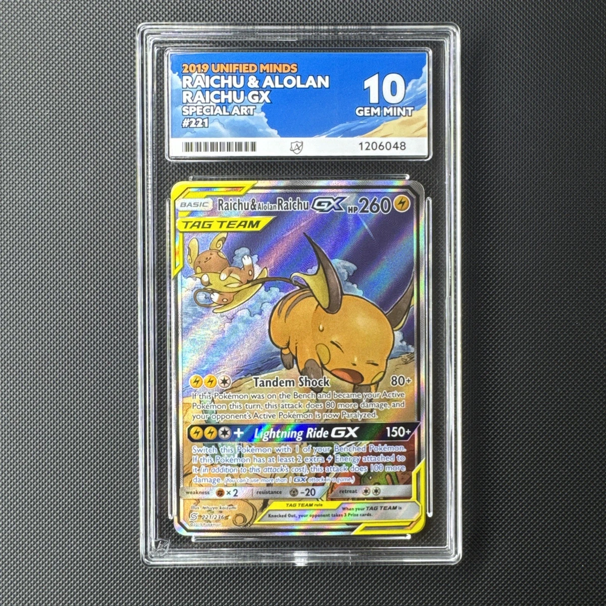 Preços baixos em Cartões TCG Pokémon Raichu & Alolan Raichu GX | eBay