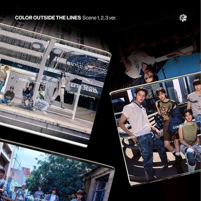 CORTIS COLOR OUTSIDE THE LINES 1st Album 3 Ver SET/3CD+3 Photo