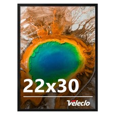 Veleclo 22x30 Black Picture Frame Shatter-Resistant Plexiglass Wall 1-Pack
