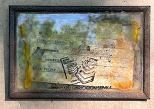 Vintage Standard Service Stations Lube Service Reminder Shows Wear Accessory
