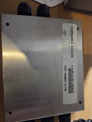 Fairbanks Scales S143 JBOX 6777M Metal Electrical Enclosure w/ Terminal Block