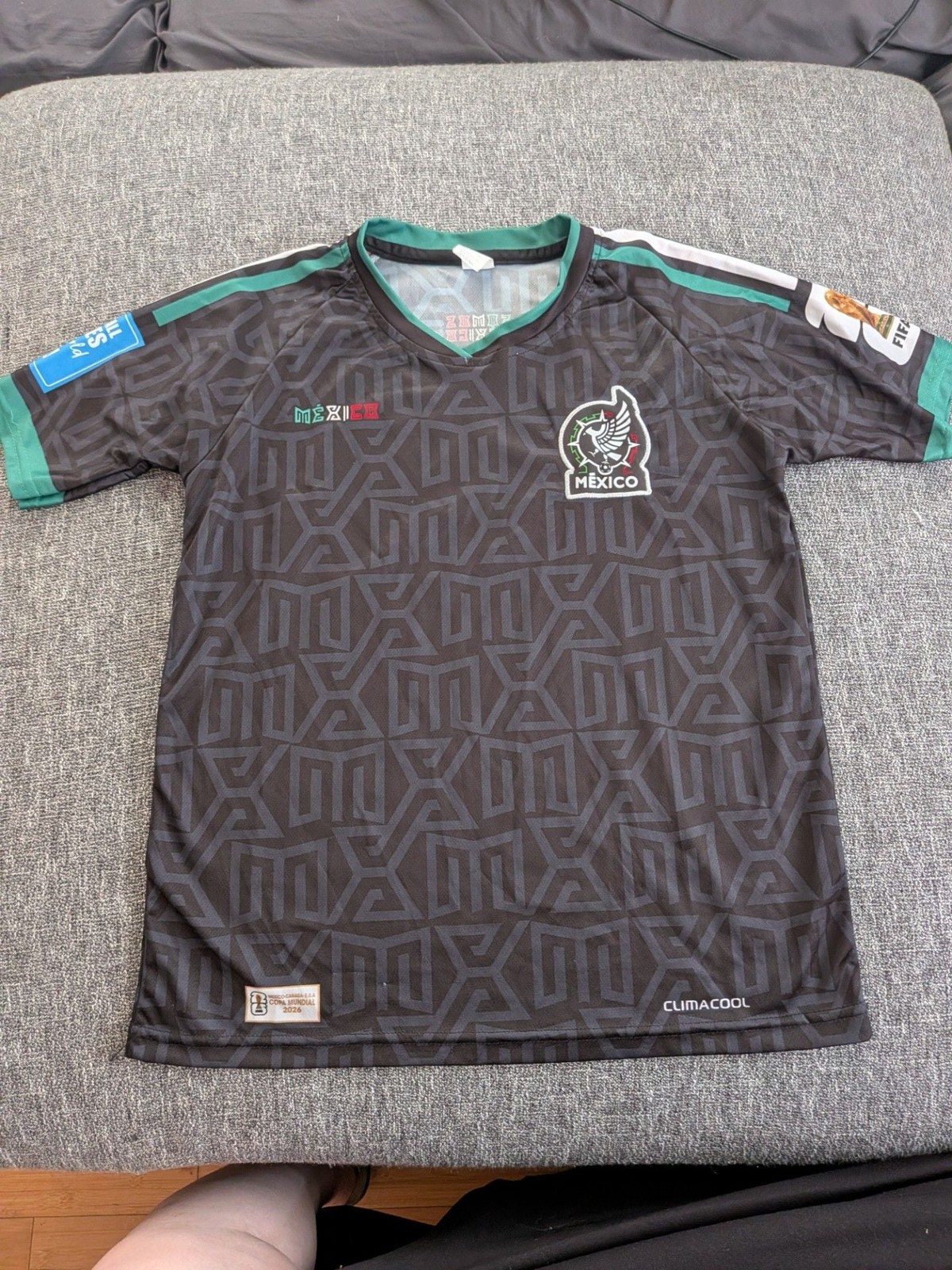 Mexico Juventud Black Climacool Soccer Jersey
