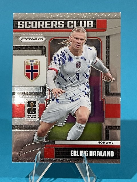 Erling Haaland Panini 2026 Prizm FIFA World Cup Scorers Club #13 Norway Card