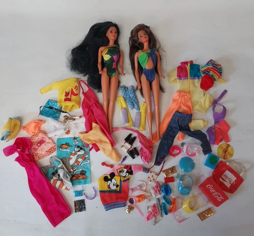 Vintage Barbie Dolls & clothes & accessories lot