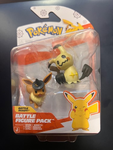 2025 Pokemon Battle Ready Eevee & Mimikyu Halloween Figuren - Bild 1 von 6