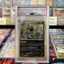 2016 Pokemon Tyranitar Holo XY Fates Collide Prerelease Promo XY130 PSA 9 POP 58 on eBay