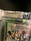 GRADED Final Fantasy IX 9 BLACK LABEL PS1 WATA 9.0 FACTORY SEALED