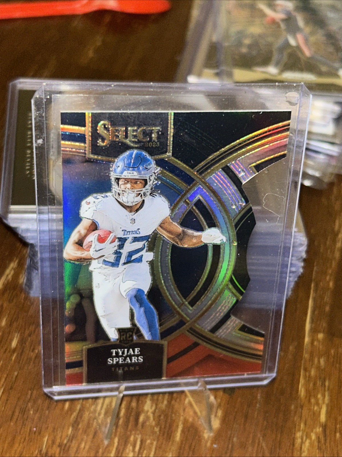 2023 Panini Select - Premier Level Tyjae Spears Black & Red Prizm Die-Cut (RC)