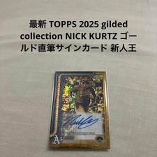 TOPPS gilded collection NICK KURTZ auto