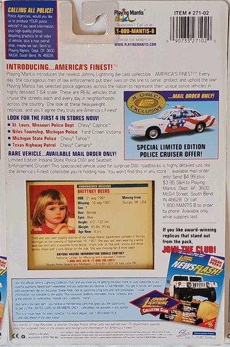 1999 Johnny Lightning Americas Finest Ford Crown Victoria, Chevy Caprice & Tahoe - Picture 9 of 10