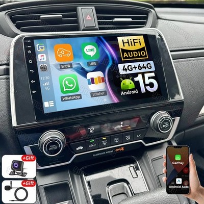 9'' For Honda CRV 2017-2021 Android 15 Car Stereo Radio CarPlay GPS Navi Wifi 64G