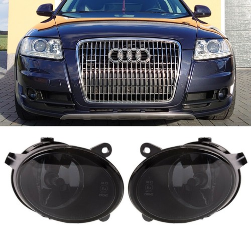 Satz H7 Nebelscheinwerfer Klarglas Smoke passt für Audi A6 4F 4F2 4F5  2004-2008 - Bild 1 von 6