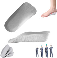 Height Increase Insoles - Orthopedic High Pads 1.0 - Arch Support Insoles for Pl
