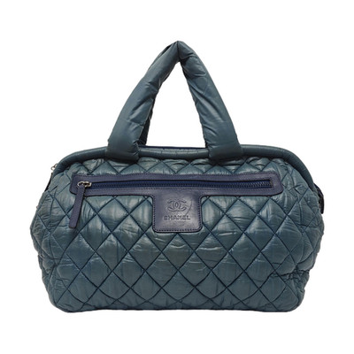 CHANEL COCO COCOON Handbags Cloth Blue Free Shipping | Duties Paid
