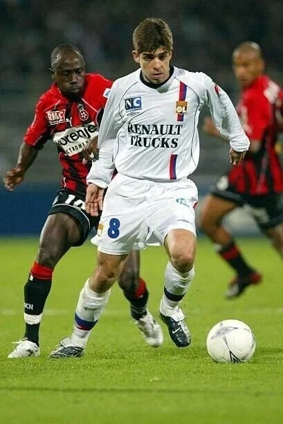 Kit / Juninho #8 Home Lyon 2002 à 2007 / Flocage / Nameset - Photo 3/4