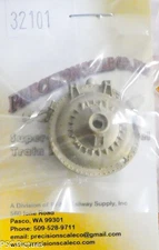 Precision Scale HO #32101 Smokebox Front, GS-2 w/HandRail, 87" Dia. (Brass)