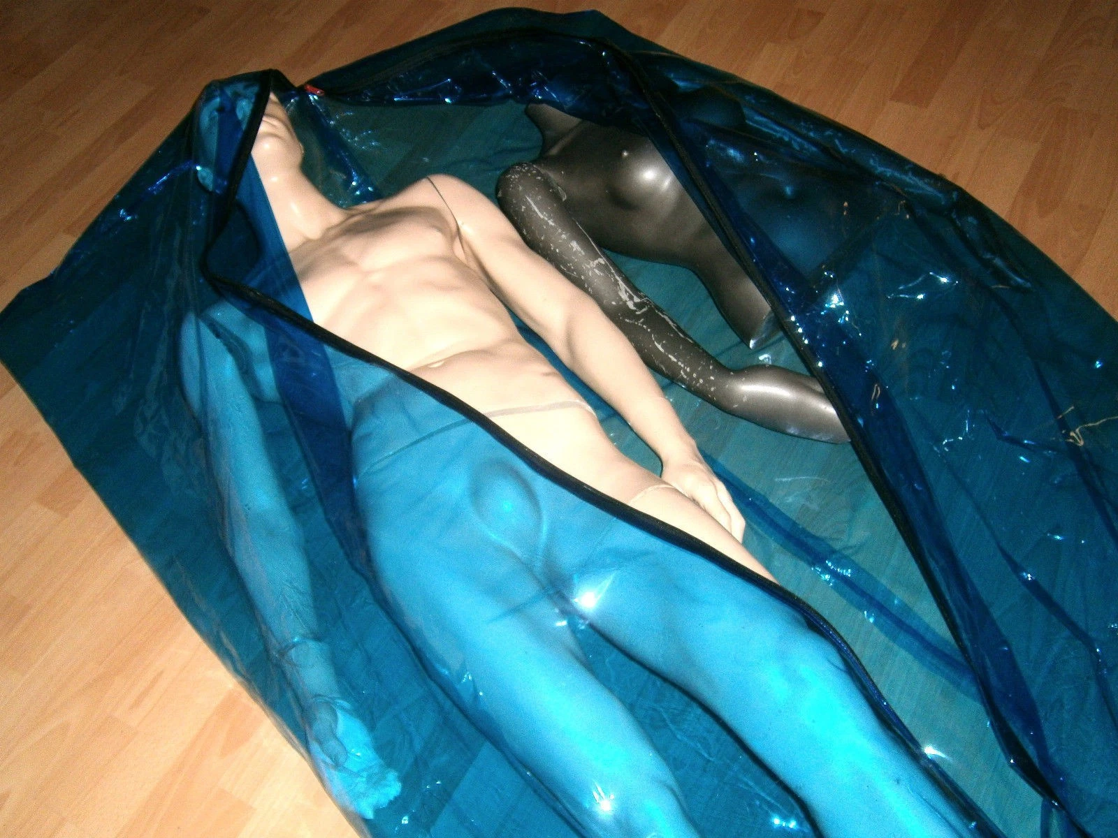 sleeping bag adult xl tpu plastic 2 way zip