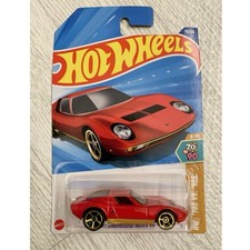 Hot Wheels '71 Lamborghini Miura S rot/gold