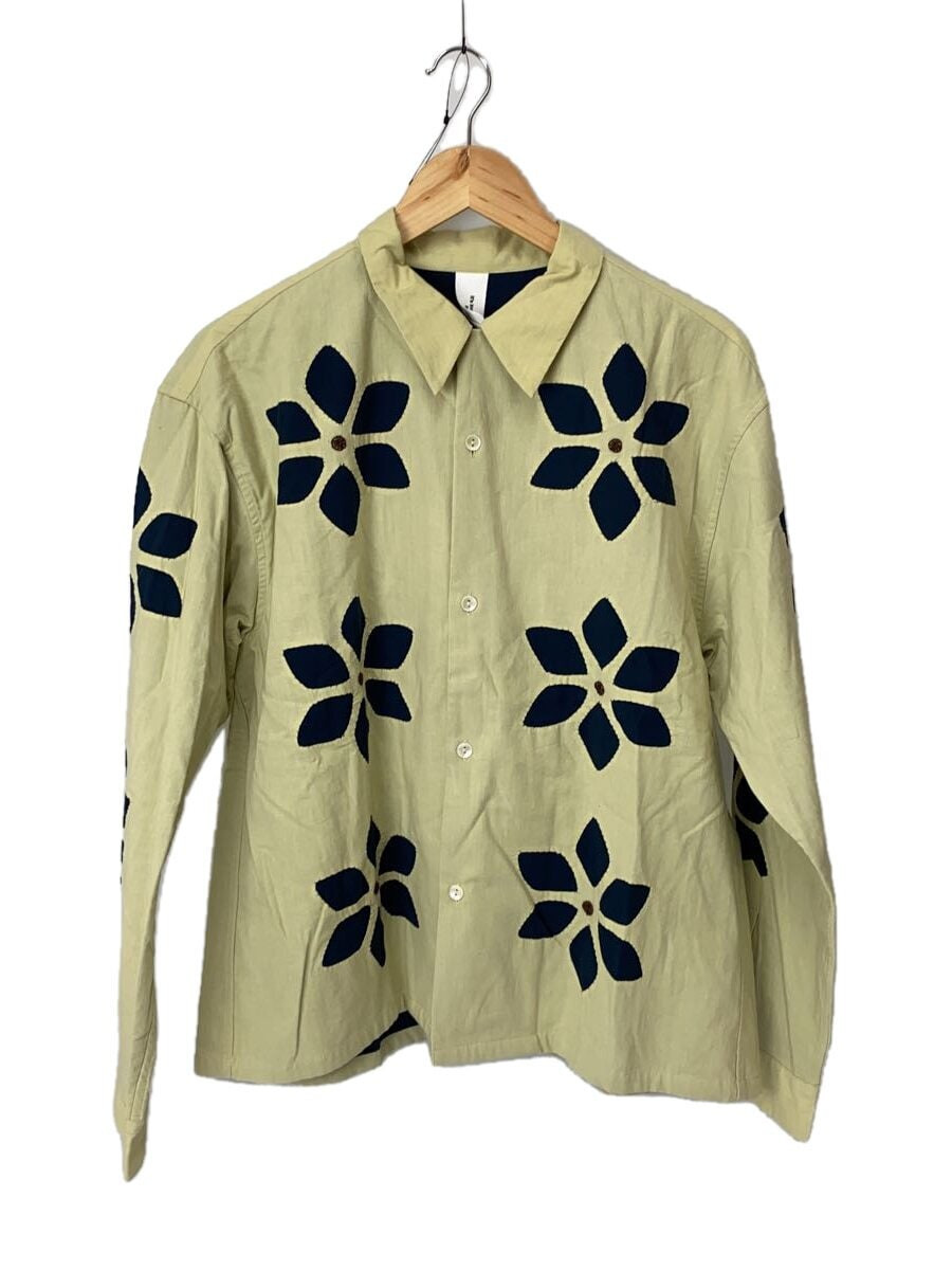 Niche. Long sleeve shirt M cotton green its inconspicuous presence 