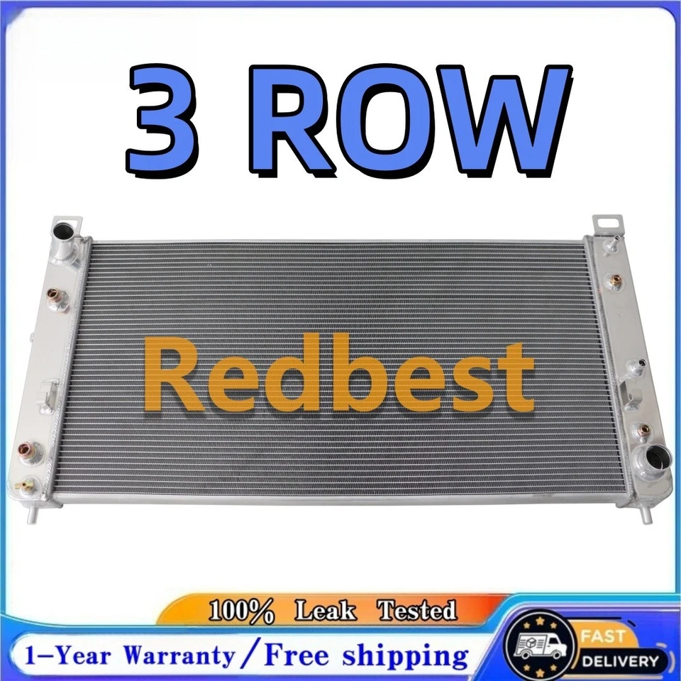 3Rows Radiator For 2003-2007 Chevrolet Silverado 3500 GMC Sierra 2500 3500 #2947 - Изображение 2 из 4
