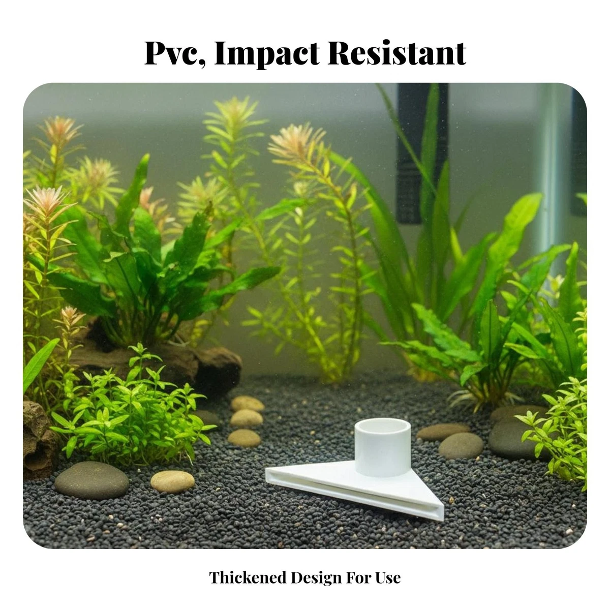 PVC Duckbill Nozzle Long-Lasting Aquarium Duckbill Nozzle Polished Inner Wall