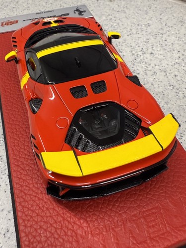 Ferrari SF90 XX Stradale 1/43 BBR. Librea LeMans 2023 n.º 51. Versión Premium. - Imagen 6 de 7