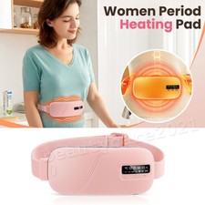 Women Period Heating Pad Electric Pain Relief Belt 5 Heat Levels 4 Massage Modes