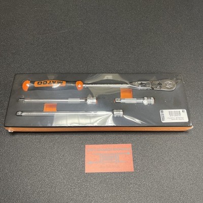 Matco Tools 3/8'' Drive Flex Ratchet + Extensions Foam Set Orange BFR128SETM