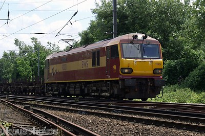 EWS 92031 Nordpol Kreuzung 2009 Schienenfoto
