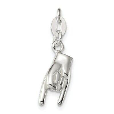 925 Sterling Silver Good Luck Charm Necklace Pendant Italian Horn Fine  Jewelry | eBay