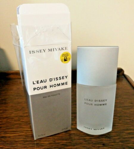 Issey Miyake L'Eau d'Issey Pour Homme 75ml EMPTY bottle with box and cellophane - Afbeelding 1 van 6
